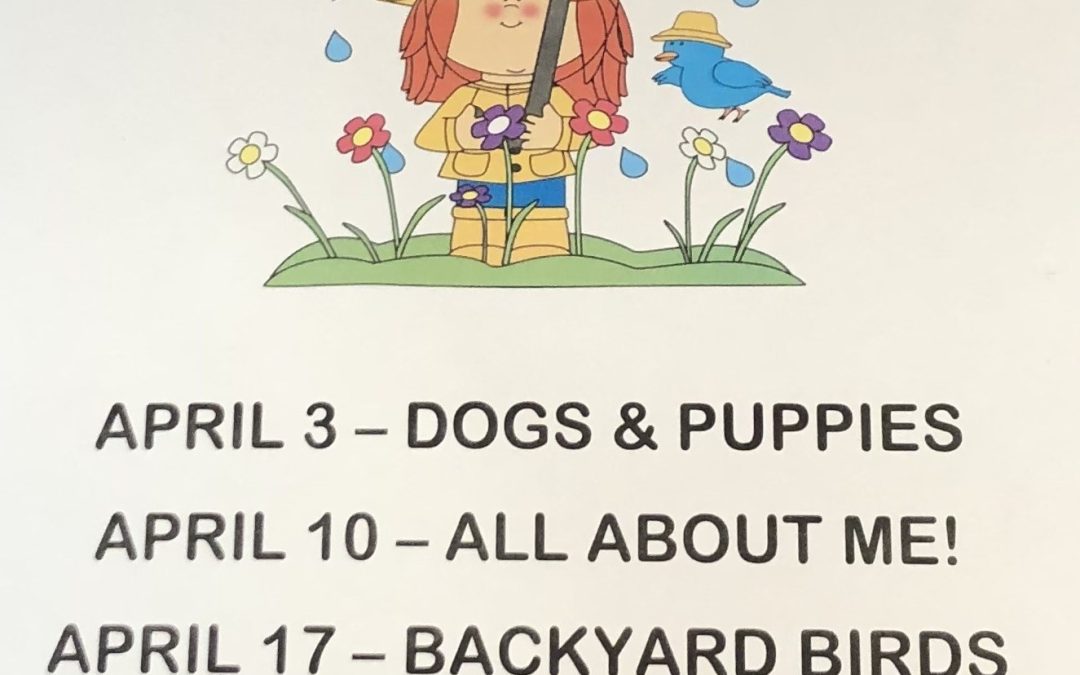 April Story Time Schedule