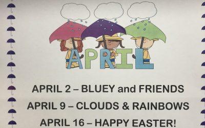 April Story Time Schedule